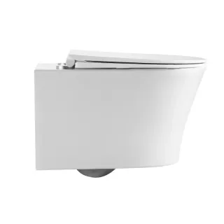 Унитаз подвесной Grossman Thin Rim GR-5604SQ с микролифтом белый