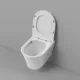 Унитаз подвесной Grossman Thin Rim GR-5604SQ с микролифтом белый