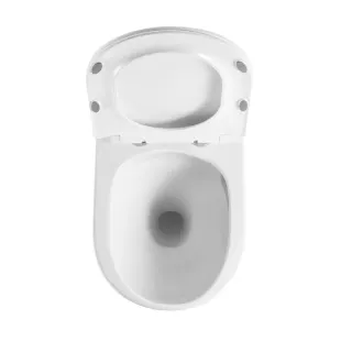 Унитаз подвесной Grossman Thin Rim GR-5604SQ с микролифтом белый