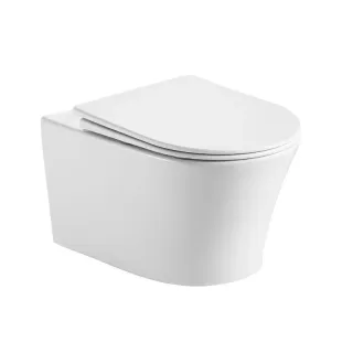 Унитаз подвесной Grossman Thin Rim GR-5604SQ с микролифтом белый
