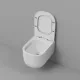 Унитаз подвесной Grossman Thin Rim GR-5605SQ с микролифтом белый
