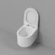 Унитаз подвесной Grossman Thin Rim GR-5606SQ с микролифтом белый