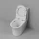 Унитаз-моноблок Grossman Thin Rim GR-5607SQ безободковый с микролифтом белый