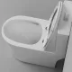 Унитаз-моноблок Grossman Thin Rim GR-5607SQ безободковый с микролифтом белый