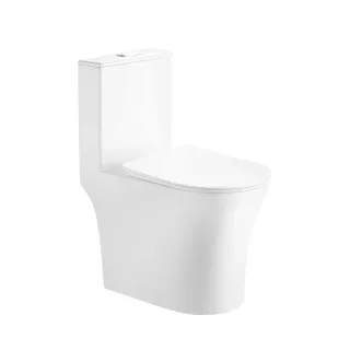 Унитаз-моноблок Grossman Thin Rim GR-5607SQ безободковый с микролифтом белый