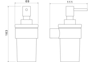 Дозатор Aquatek Лира AQ4405CR хром