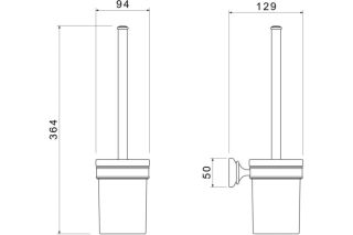 Ёршик  Aquatek Классик AQ4510CR хром