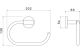 Полотенцедержатель Aquatek Оберон AQ4221MB черный