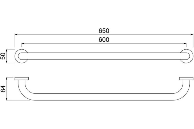 Поручень  Aquatek AQ4996MB черный
