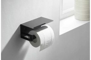 Бумагодержатель Aquatek Европа AQ4929MB черный