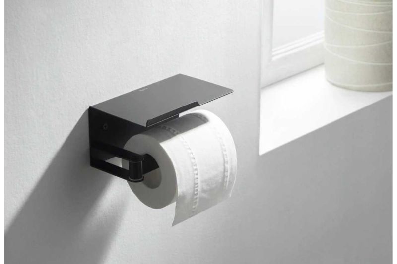 Бумагодержатель Aquatek Европа AQ4929MB черный