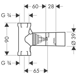 Скрытая часть Hansgrohe 15970180 Скрытая часть Hansgrohe 15970180
