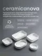 Комплект Ceramicanova подвесной унитаз Play CN3001 инсталляция CN161001 панель смыва CN16-001W белый