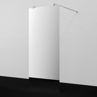 Душевая перегородка WasserKRAFT Vechte 60W39-MR 90 см профиль хром стекло зеркальное