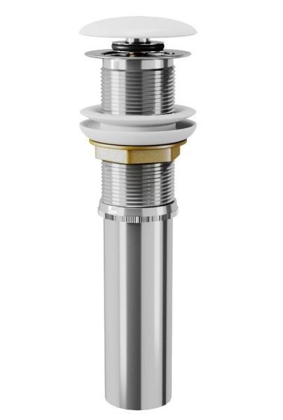 Донный клапан для раковины D&K DC9008 белый