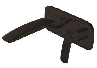 Встраиваемый смеситель для раковины Rose R1141H чёрный матовый Встраиваемый смеситель для раковины Rose R1141H чёрный матовый