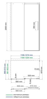 Душевой уголок Wasserkraft Alme 15R07 120x90 Душевой уголок Wasserkraft Alme 15R07 120x90