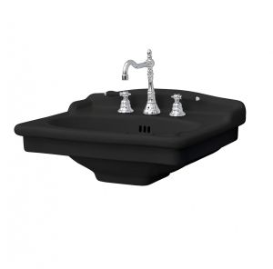Раковина ArtCeram Hermitage HEL002 03 00 nero *1 черная 68 см