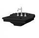 Раковина ArtCeram Hermitage HEL002 03 00 nero *1 черная 68 см Раковина ArtCeram Hermitage HEL002 03 00 nero *1 черная 68 см
