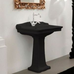 Раковина ArtCeram Hermitage HEL002 03 00 nero *1 черная 68 см