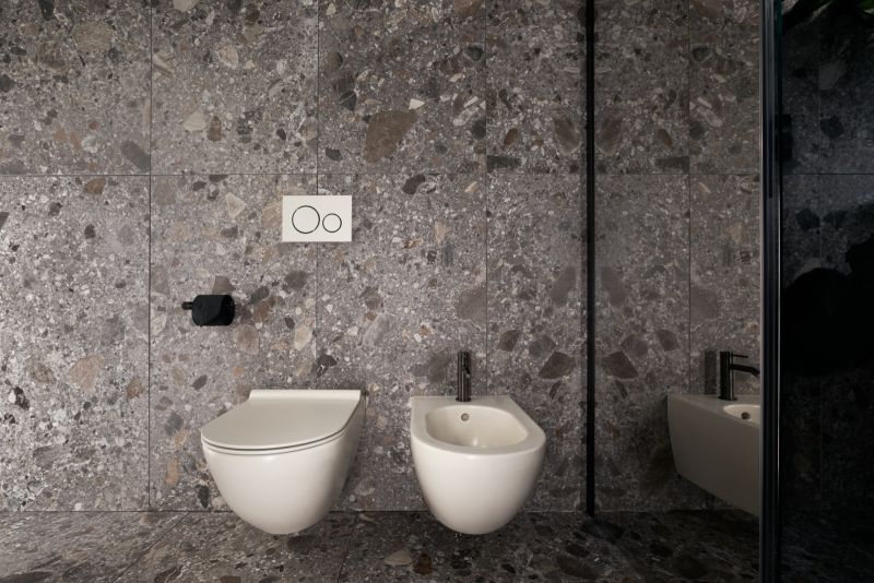 Смеситель для биде Gessi Flessa 54007.239 брашированная сталь