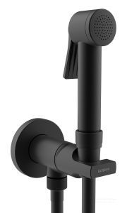 Гигиенический душ Bossini Mono Paloma Flat Mixer Set E34003.073 чёрный матовый