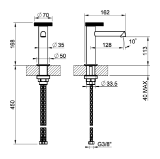 Смеситель для раковины Gessi Anello 63302.031 хром