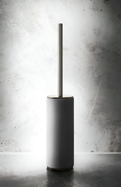 Ёршик для унитаза Gessi 316 54743.239 белый/брашированная сталь