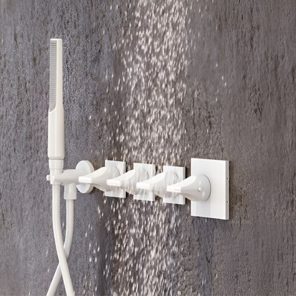 Встраиваемый смеситель для душа Bossini Apice Z035203.073 с термостатом чёрный матовый