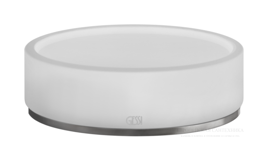 Мыльница Gessi 316 54725.239 белый/брашированная сталь