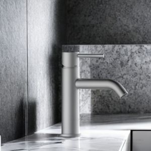 Смеситель для раковины Bossini Teo-M Z00701.094 брашированный никель