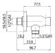 Держатель ручного душа Bossini CB3000.030 хром