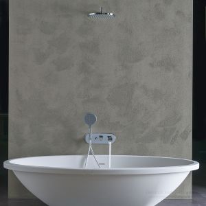 Встраиваемый смеситель для ванны Bossini Apice Z00557.045 белый матовый