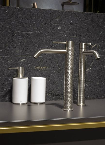 Стакан Gessi 316 54731.239 белый/брашированная сталь