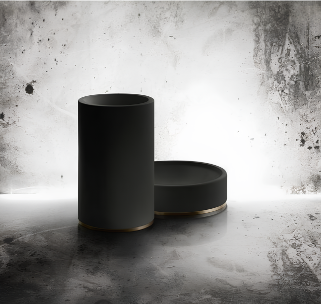 Стакан Gessi 316 58532.707 чёрный брашированный