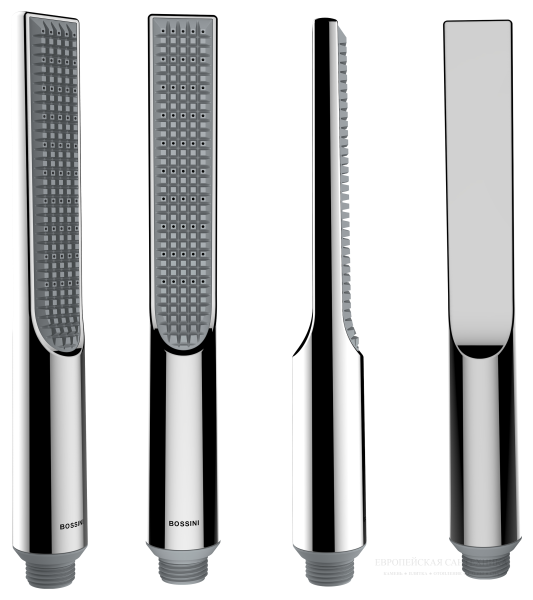 Встраиваемый смеситель для ванны Bossini Apice Z00555.030 с кнопочным переключением на 2 выхода хром