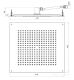 Верхний душ Bossini Dream Cube Flat H38459.073 47 см чёрный матовый