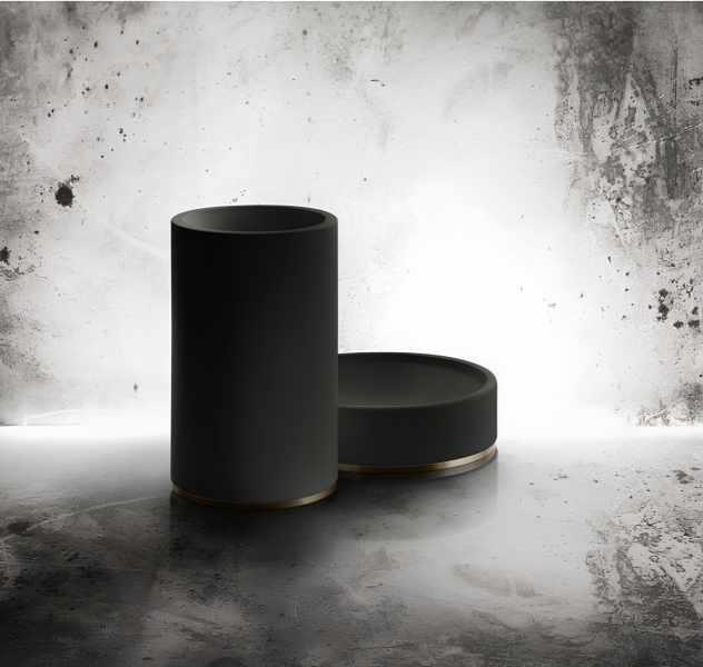 Мыльница Gessi 316 58526.707 чёрный брашированный