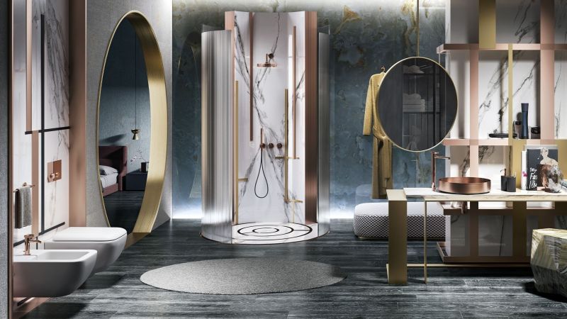 Встраиваемый смеситель для ванны Gessi Anello 63345.031 хром