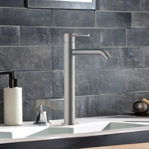 Смеситель для раковины Bossini Teo-T Z00703.094 брашированный никель