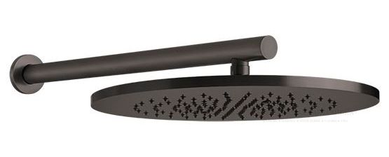 Верхний душ Gessi 316 54148.707 35 см чёрный брашированный