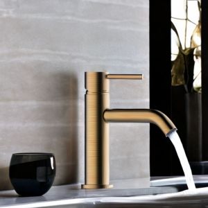Смеситель для раковины Bossini Teo-M Z00701.022 античная бронза