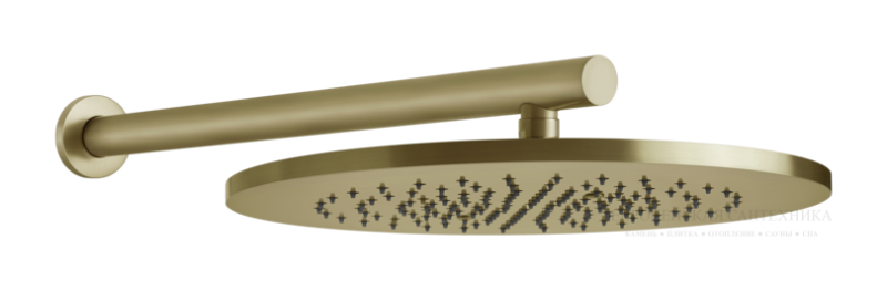 Верхний душ Gessi 316 54148.727 35 см брашированная латунь