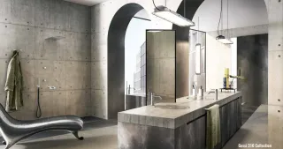 Дозатор Gessi 316 54737.239 белый/брашированная сталь