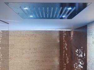 Верхний душ Bossini Dream H38905.073 57 см чёрный матовый