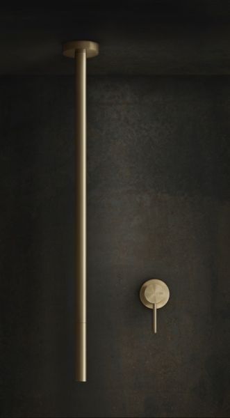 Встраиваемый смеситель для раковины Gessi Flessa 54019.726 брашированная бронза