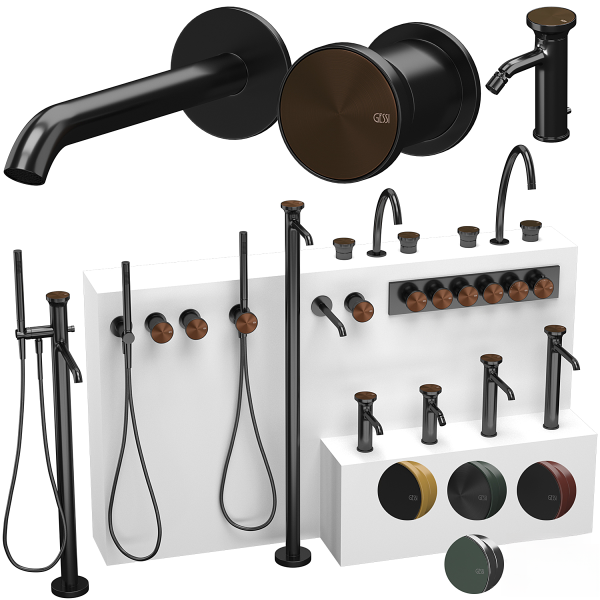 Смеситель для биде Gessi Origini 66007.845 тёмная бронза