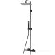 Душевая стойка Bossini Cosmo L10103.073 с термостатом чёрный матовый
