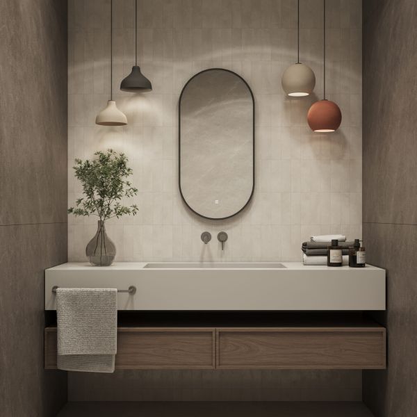 Зеркало Reflexion Arabica RF5020AR с LED подсветкой сенсором 45х90