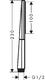 Душевая лейка Hansgrohe Rainfinity Baton 100 1jet EcoSmart 26867000